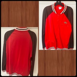 Red Lacoste jacket Sz. 8